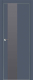 Межкомнатная дверь ProfilDoors 5E Антрацит (серебряный лак) в Котельниках