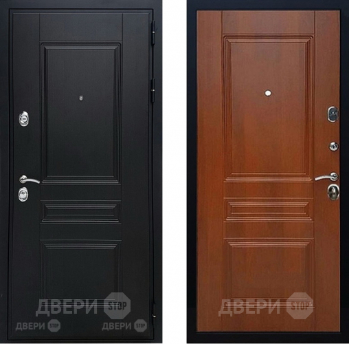 Входная металлическая Дверь Геркон (Gercon) Лондон панель МДФ Итальянский орех в Котельниках