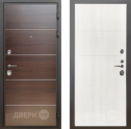 Входная металлическая Дверь Шелтер (SHELTER) Комфорт Венге структурный горизонт 7 Дуб филадельфия крем в Котельниках