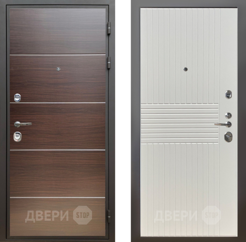 Входная металлическая Дверь Шелтер (SHELTER) Комфорт Венге структурный горизонт 10 Силк Сноу в Котельниках