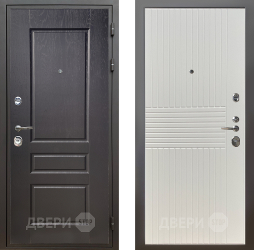 Входная металлическая Дверь Шелтер (SHELTER) Комфорт Дуб английский 10 Силк Сноу в Котельниках