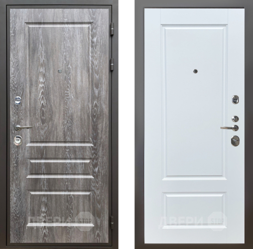 Дверь Шелтер (SHELTER) Комфорт Дуб шале серебро 4 Белый матовый в Котельниках