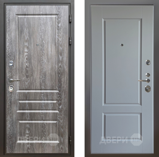 Входная металлическая Дверь Шелтер (SHELTER) Комфорт Дуб шале серебро 6 Силк Маус в Котельниках