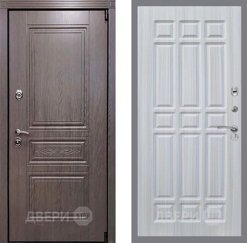 Входная металлическая Дверь Рекс (REX) Пренмиум-S FL-33 Сандал белый в Котельниках