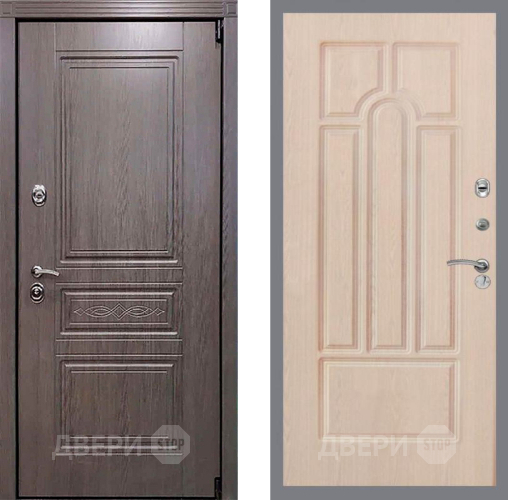 Дверь Рекс (REX) Пренмиум-S FL-58 Беленый дуб в Котельниках