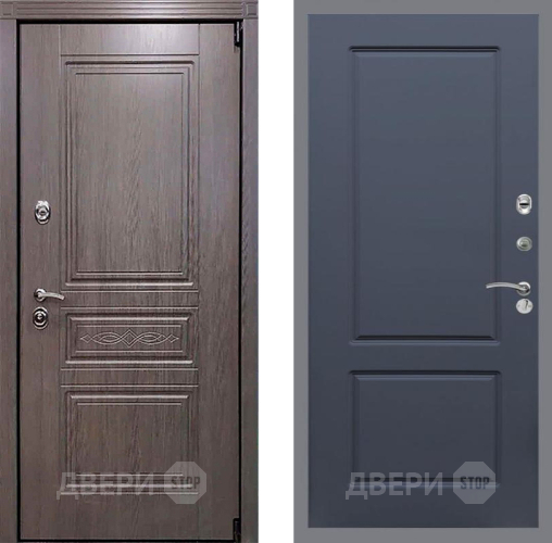 Входная металлическая Дверь Рекс (REX) Пренмиум-S FL-117 Силк титан в Котельниках