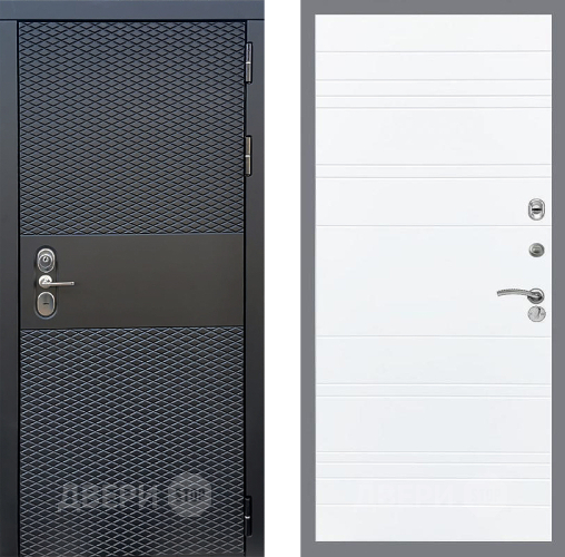 Входная металлическая Дверь Стоп БЛЭК CISA Лайн Силк Сноу в Котельниках