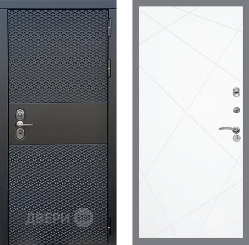 Входная металлическая Дверь Стоп БЛЭК CISA ФЛ-291 Силк Сноу в Котельниках