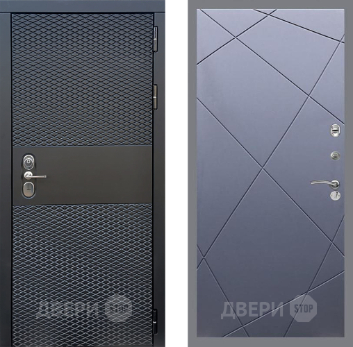 Входная металлическая Дверь Стоп БЛЭК CISA ФЛ-291 Силк титан в Котельниках