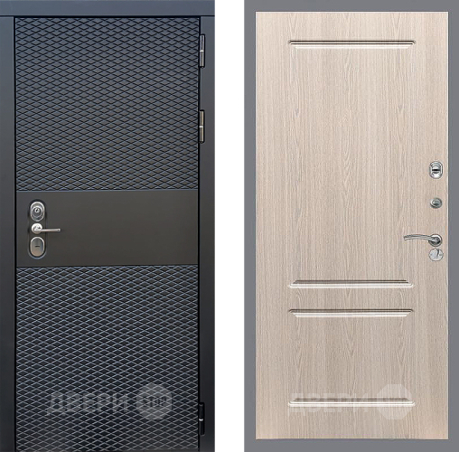 Входная металлическая Дверь Стоп БЛЭК CISA ФЛ-117 Беленый дуб в Котельниках