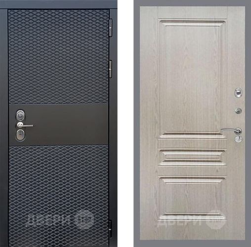 Входная металлическая Дверь Стоп БЛЭК CISA ФЛ-243 Беленый дуб в Котельниках