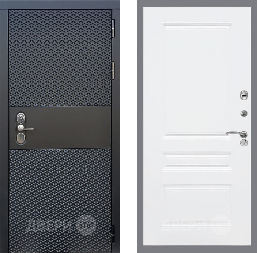 Входная металлическая Дверь Стоп БЛЭК CISA ФЛ-243 Силк Сноу в Котельниках