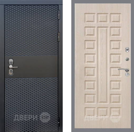 Входная металлическая Дверь Стоп БЛЭК CISA ФЛ-183 Беленый дуб в Котельниках