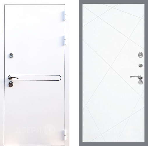 Входная металлическая Дверь Стоп Лайн Вайт ФЛ-291 Силк Сноу в Котельниках