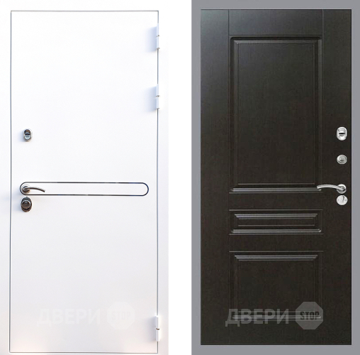 Входная металлическая Дверь Стоп Лайн Вайт ФЛ-243 Венге в Котельниках