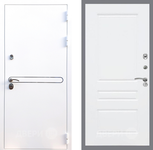 Входная металлическая Дверь Стоп Лайн Вайт ФЛ-243 Силк Сноу в Котельниках