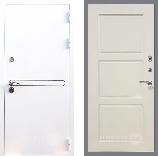 Входная металлическая Дверь Стоп Лайн Вайт ФЛ-3 Шампань в Котельниках