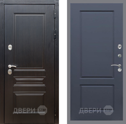 Входная металлическая Дверь Стоп МЕГАПОЛИС ФЛ-117 Силк титан в Котельниках