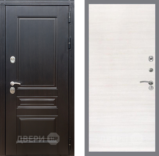 Входная металлическая Дверь Стоп МЕГАПОЛИС Гладкая Акация светлая в Котельниках