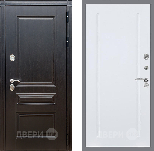 Входная металлическая Дверь Стоп МЕГАПОЛИС ФЛ-68 Силк Сноу в Котельниках