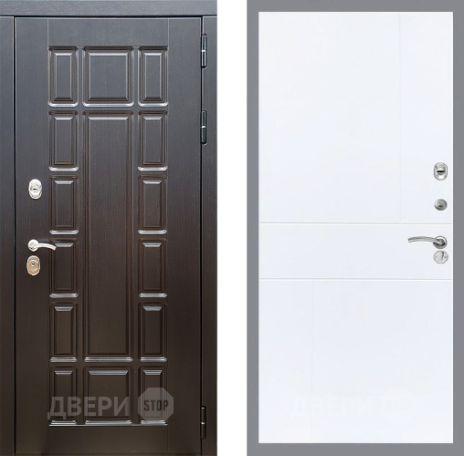 Входная металлическая Дверь Стоп НЬЮ ЙОРК ФЛ-290 Силк Сноу в Котельниках