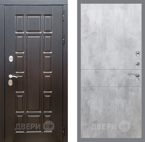 Входная металлическая Дверь Стоп НЬЮ ЙОРК ФЛ-290 Бетон светлый в Котельниках