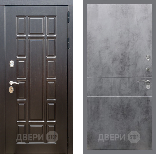 Входная металлическая Дверь Стоп НЬЮ ЙОРК ФЛ-290 Бетон темный в Котельниках