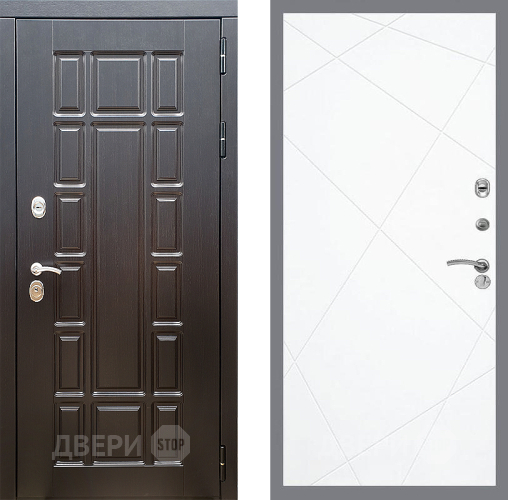 Входная металлическая Дверь Стоп НЬЮ ЙОРК ФЛ-291 Силк Сноу в Котельниках