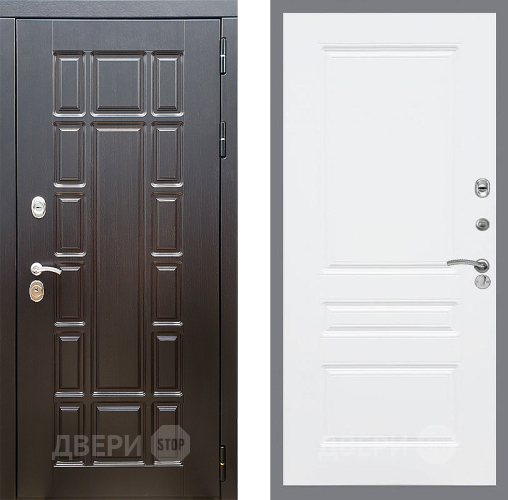 Входная металлическая Дверь Стоп НЬЮ ЙОРК ФЛ-243 Силк Сноу в Котельниках