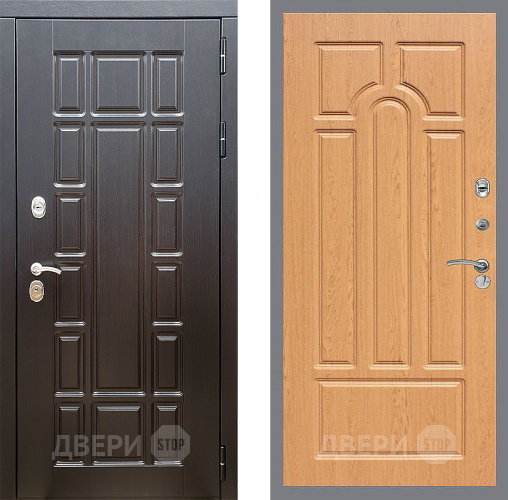 Входная металлическая Дверь Стоп НЬЮ ЙОРК ФЛ-58 Дуб в Котельниках