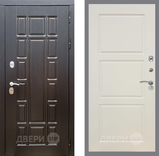 Входная металлическая Дверь Стоп НЬЮ ЙОРК ФЛ-3 Шампань в Котельниках