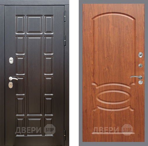 Входная металлическая Дверь Стоп НЬЮ ЙОРК ФЛ-128 Береза мореная в Котельниках