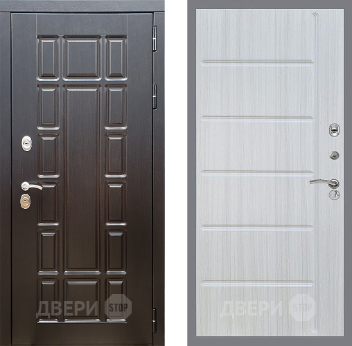 Входная металлическая Дверь Стоп НЬЮ ЙОРК ФЛ-102 Сандал белый в Котельниках