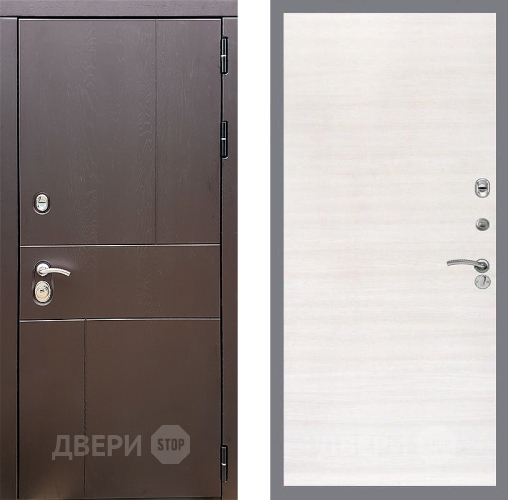 Входная металлическая Дверь Стоп УРБАН Гладкая Акация светлая в Котельниках