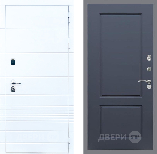 Входная металлическая Дверь Стоп ТРЕНДО ФЛ-117 Силк титан в Котельниках