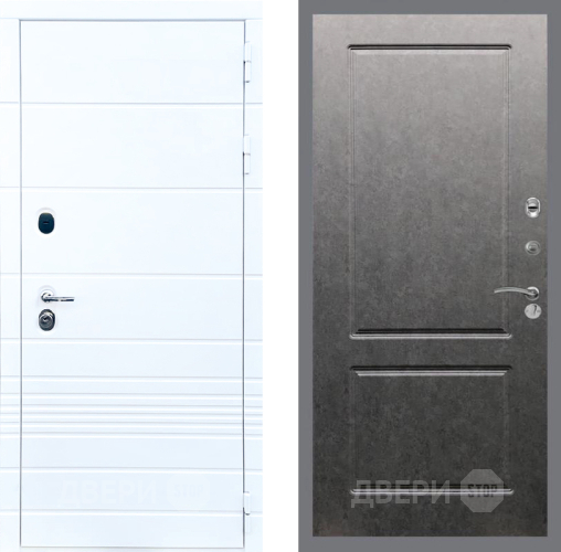 Входная металлическая Дверь Стоп ТРЕНДО ФЛ-117 Штукатурка графит в Котельниках