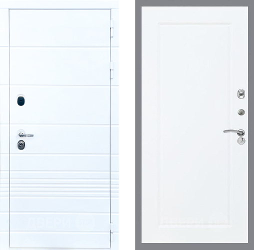 Входная металлическая Дверь Стоп ТРЕНДО ФЛ-119 Силк Сноу в Котельниках