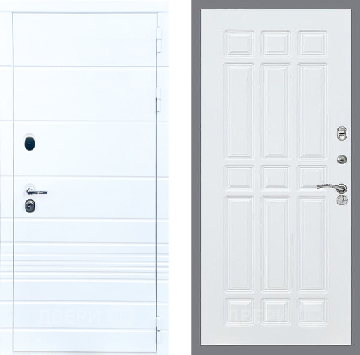 Входная металлическая Дверь Стоп ТРЕНДО ФЛ-33 Силк Сноу в Котельниках