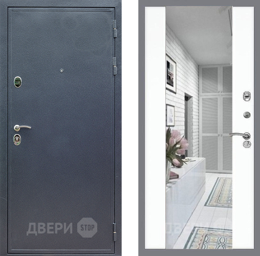 Входная металлическая Дверь Стоп СИЛЬВЕР Зеркало СБ-16 Силк Сноу в Котельниках