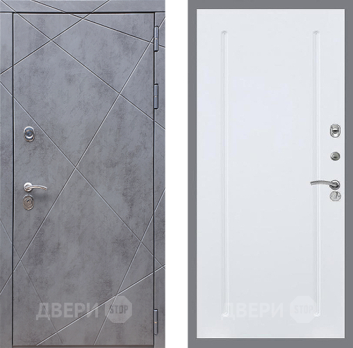 Входная металлическая Дверь Стоп Лучи ФЛ-68 Силк Сноу в Котельниках