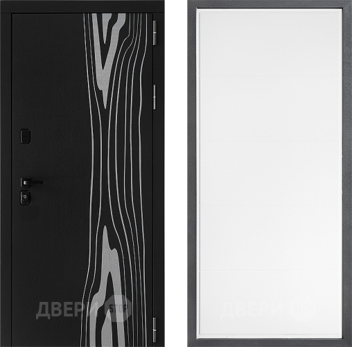 Входная металлическая Дверь Дверной континент ДК-12 ФЛ-649 Белый софт в Котельниках