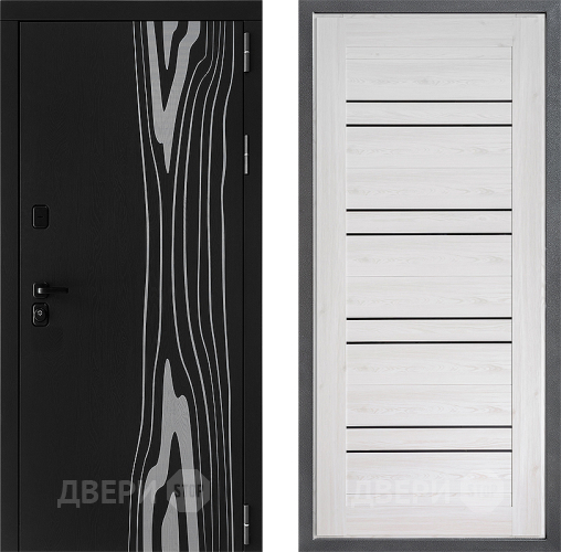 Входная металлическая Дверь Дверной континент ДК-12 ФЛ-49 Сосна белая в Котельниках