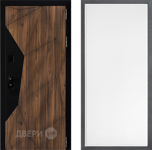 Входная металлическая Дверь Дверной континент ДК-11 ФЛ-649 Белый софт в Котельниках