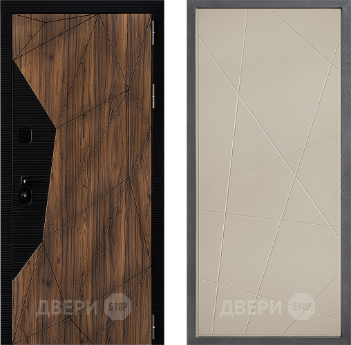 Входная металлическая Дверь Дверной континент ДК-11 ФЛ-655 Капучино в Котельниках