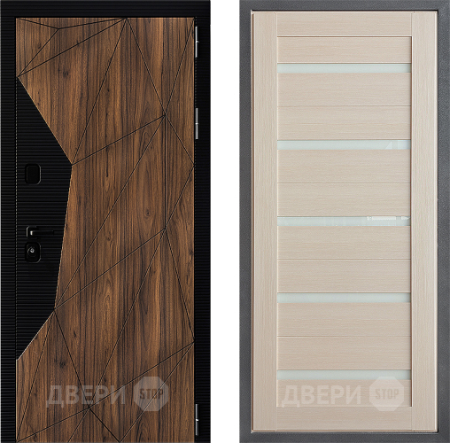 Входная металлическая Дверь Дверной континент ДК-11 ФЛ-47 Капучино в Котельниках