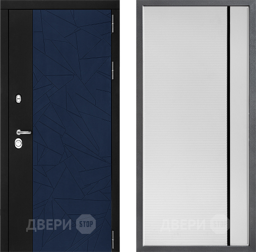 Дверь Дверной континент ДК-9 ФЛ-757 Черное Стекло Софт милк в Котельниках