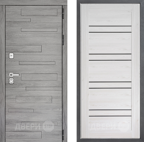 Входная металлическая Дверь Дверной континент ДК-10 ФЛ-49 Сосна белая в Котельниках