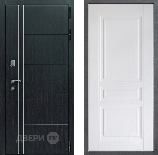 Входная металлическая Дверь Дверной континент Теплолюкс Дизайн ФЛ-243 Альберо Браш серебро в Котельниках