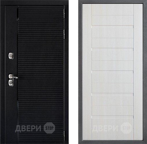 Входная металлическая Дверь Дверной континент ДК-1 ФЛ-70 Лиственница белая в Котельниках