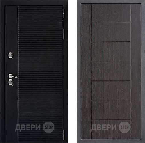 Входная металлическая Дверь Дверной континент ДК-1 ФЛ-Лайн Венге в Котельниках